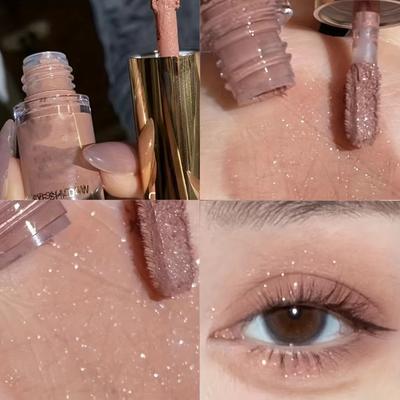 Liquid Eyeshadow Stick - Matte & Glitter for Contour & Eye Makeup,Blendable Creamy Texture,Long-Lasting Wear,Natural Eye Makeup