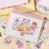 50pcs/pack Dress Up Beanies Sticker Book Cute Decompression Children's Handbook Fun Interactive Portable Small Books