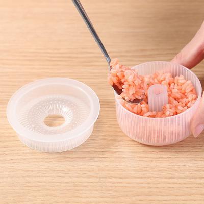 Schulsaison Donut Runde Reisbällchenform Antihaft-Sushi-Maker DIY einfache Reisbällchen-Pressform Kinder-Baby-Bento-Set Küche