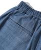 DIAMOND LAYLA Two-Tuck Wide Banding Slacks P14 Denim Texture Indigo