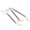 Stainless Steel Spring Metal Springs with 2 Clips for Small Animals Wire Cages