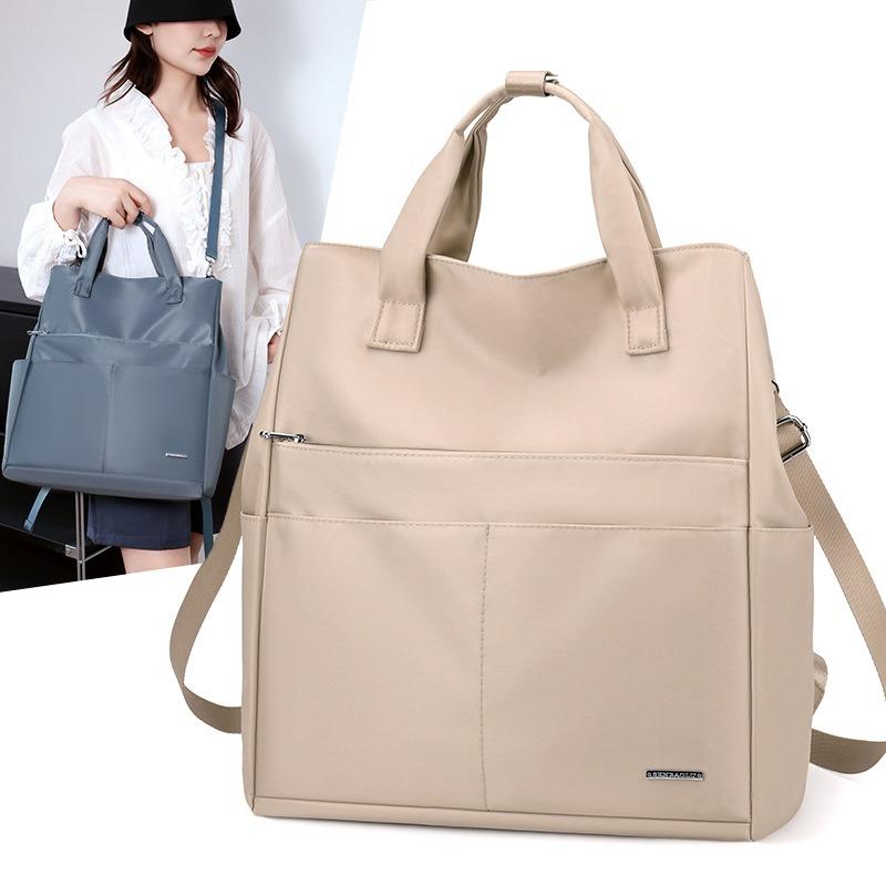 Large capacity bag New school bag Nylon canvas bag Backpack Class commuter bag Computer portable backpack