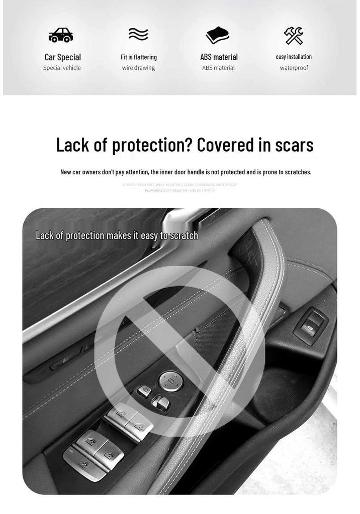 BMW 5 Series 18-23 Interior Door Handle Protective Cover