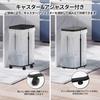 PRTONE Garbage Bag Holder with Vertical Garbage Can Set of Height Compatible with 20L to 90L Frame Just Trash with 2 Separate Trash Odor Leak Dust