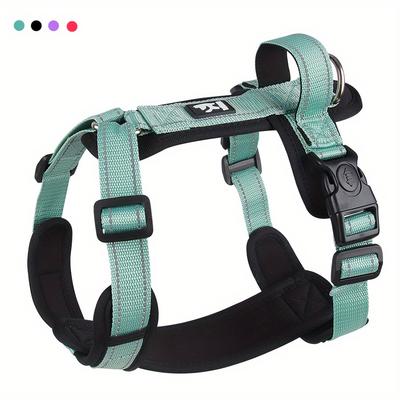 Pet Dog Harness Reflective With Handle Easy Control Dog Vest Harness Adjustable Puppy Chest Straps for Small Medium Dogs