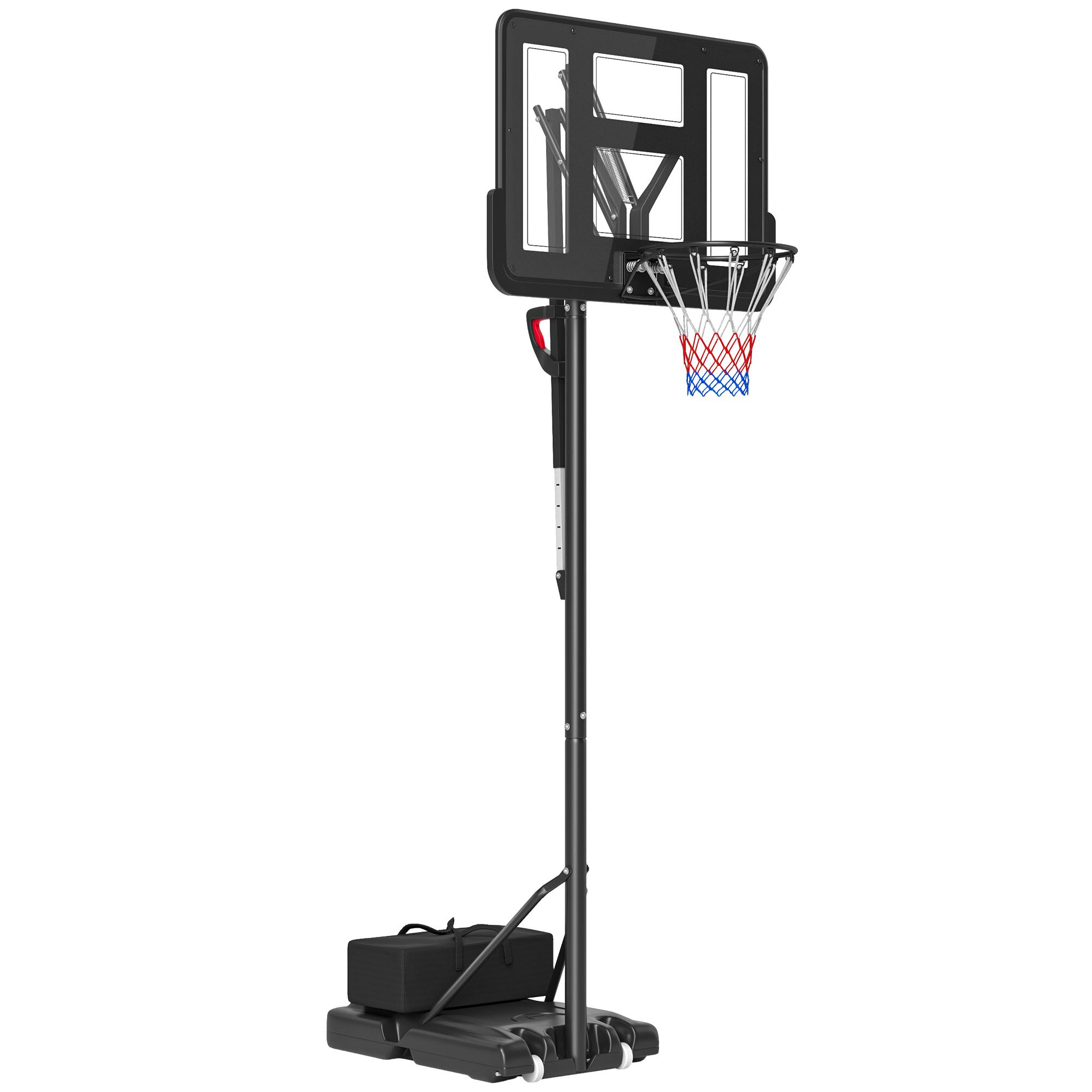 Basketball Stand, Height-Adjustable Hoop Height 235-305