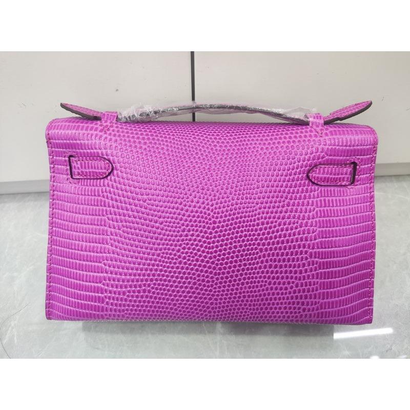 New High-end First-layer Cowhide Lizard Pattern First-generation Bag Genuine Leather Portable Shoulder Messenger Bag Bag Female