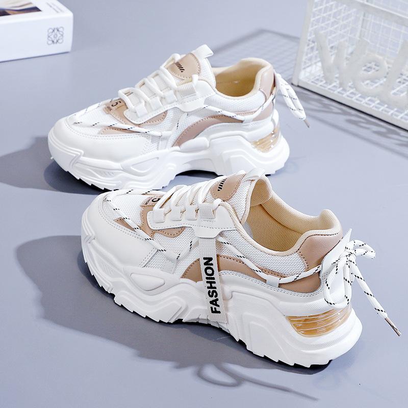 

Корейская версия Daddy Shoes, женская осенняя новая дышащая студенческая спортивная обувь, женская повседневная обувь с завышенной талией 37