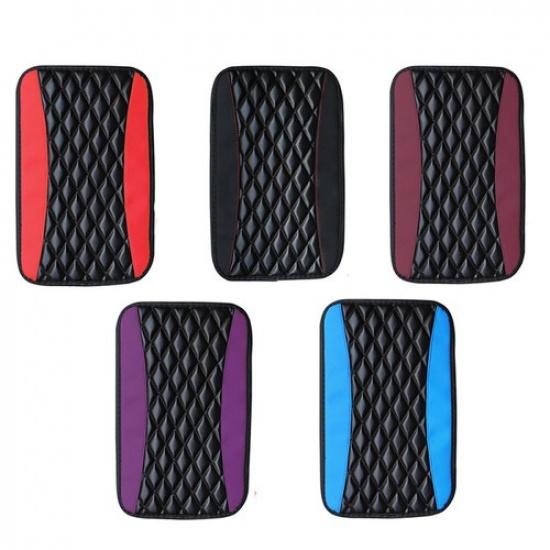 Car Armrest Pad Center Cover Console Box PU Leather Cushion Mat Car Accessories