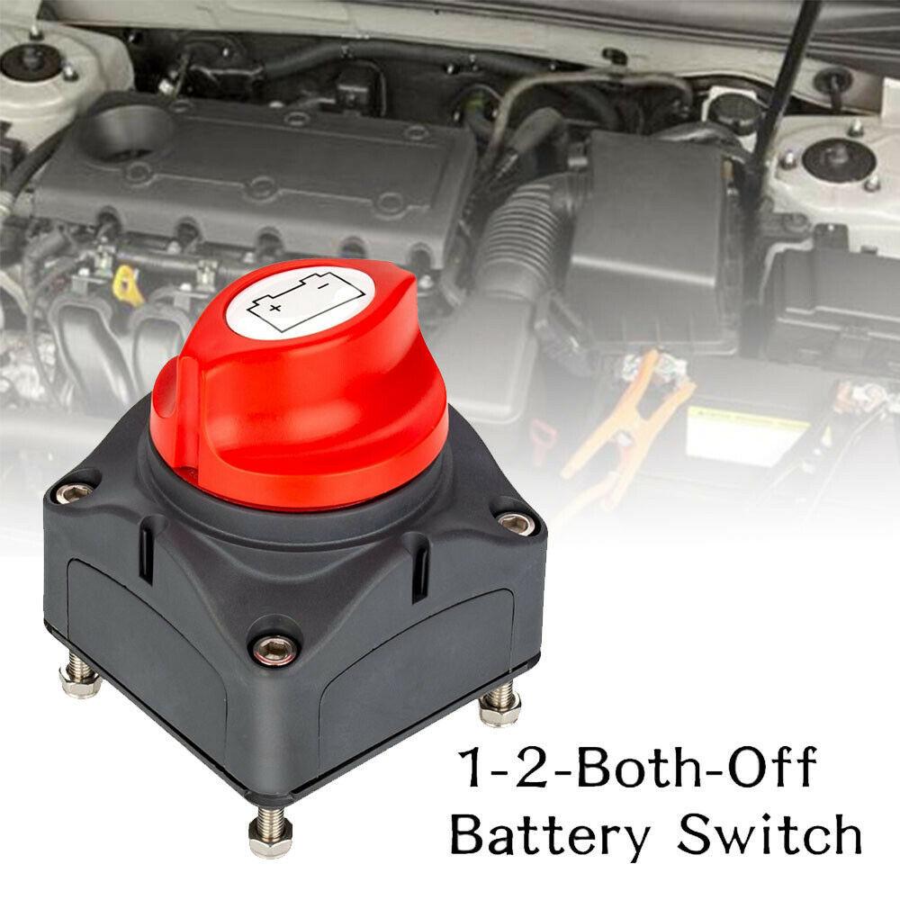 Interruttore di scollegamento automatico della batteria DC 12V-60V per auto Interruttore rotativo di alimentazione del selettore della batteria 100A-300A adatto per auto e barca