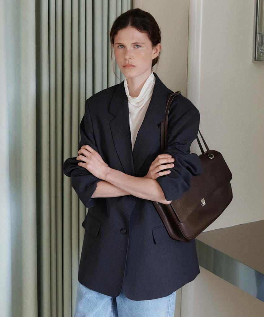 URAGO Gentle Oversized Single Jacket_2Colors