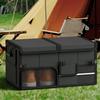 60L Úložný box do kufru z oxfordské látky Skládací Úložný box do kempingového auta Velkokapacitní s přihrádkou na boty Úložný box na oblečení