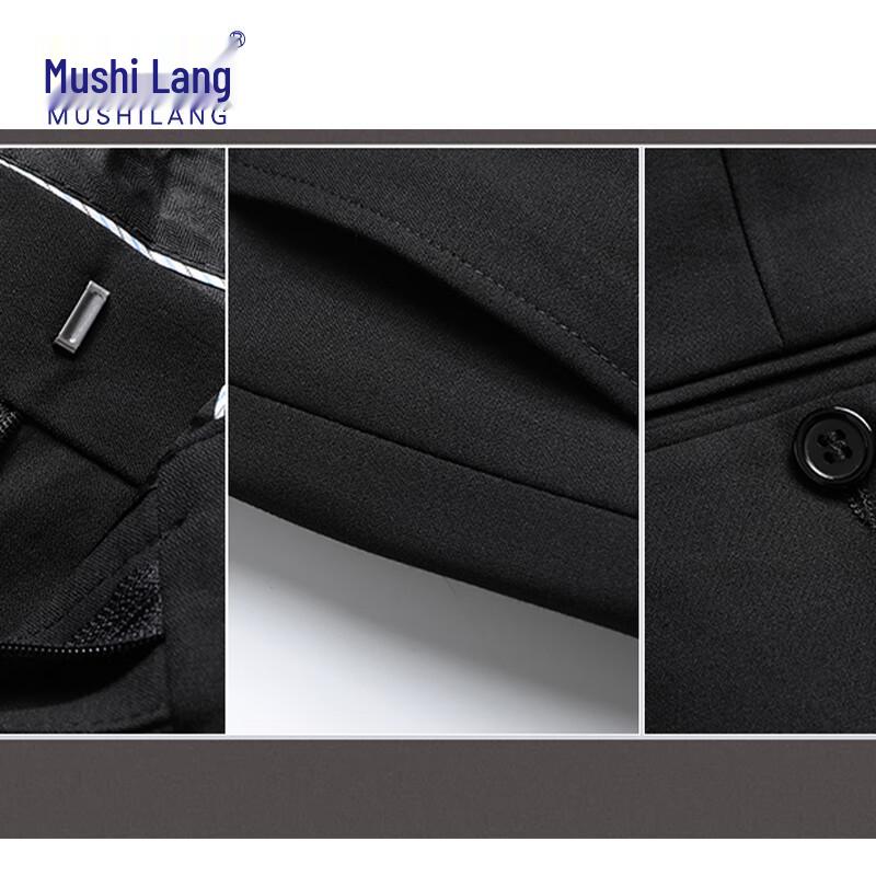 Men's Retro Slim Fit Double-Breasted Suit Set