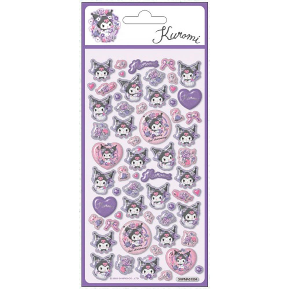 Genuine Sanrio Sticker  Kuromi Cartoon Melody Pochacco Toy Decals Scrapbook Guitar Bicycle Decor Stickers Girls Gifts