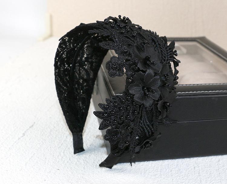Bentiță Fascinator din dantelă pentru femei Pălărie pentru petrecerea ceaiului Mirese Bentiță voaletă cu colivie Pălării Accesorii Anii 1920 50 Pălării de biserică Articole de cap