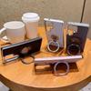 For Samsung Galaxy S24 Ultra Magnetic Case Rotating Kickstand Gear Stress Relief Leather Phone Back Cover