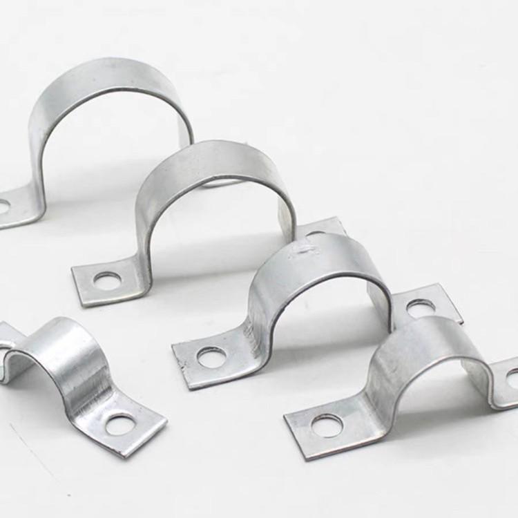 Customizable Galvanized Thickened Saddle Clip for Water Pipes and Wires