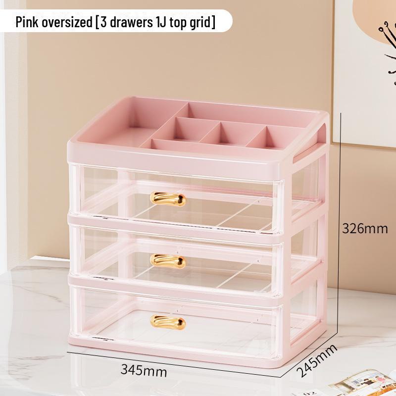 Plastic Drawer Desktop Organizer for Stationery and Cosmetics