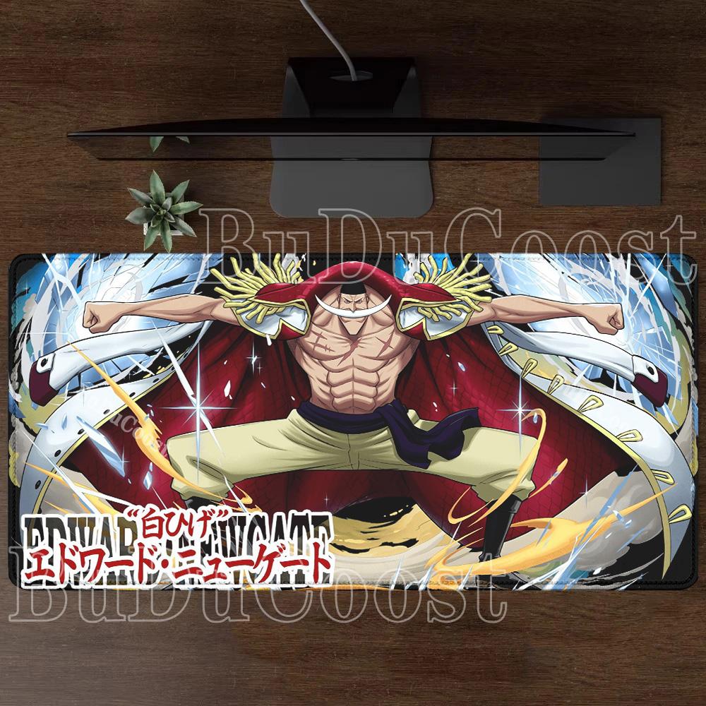 Luffy Roronoa Zoro One Piece Gaming XXL Mouse Pad anime HD printing Mousepad PC Keyboard overlock Non-Slip base Office Desk Mat