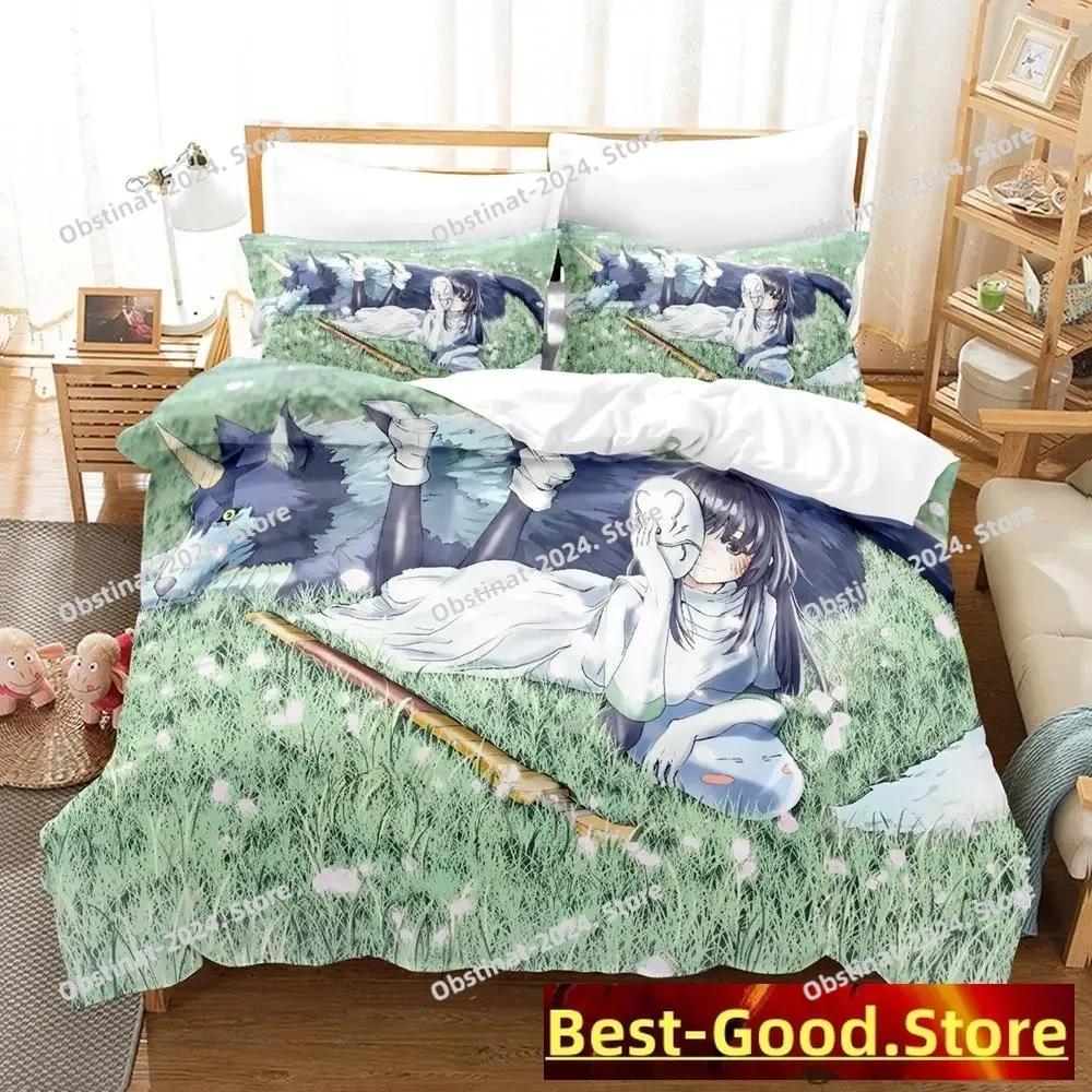 Rimuru Tempest Bedding Set Single Twin Printed Bed Set With Pillowcase Bed Duvet Cover Single Double Queen Super King Size