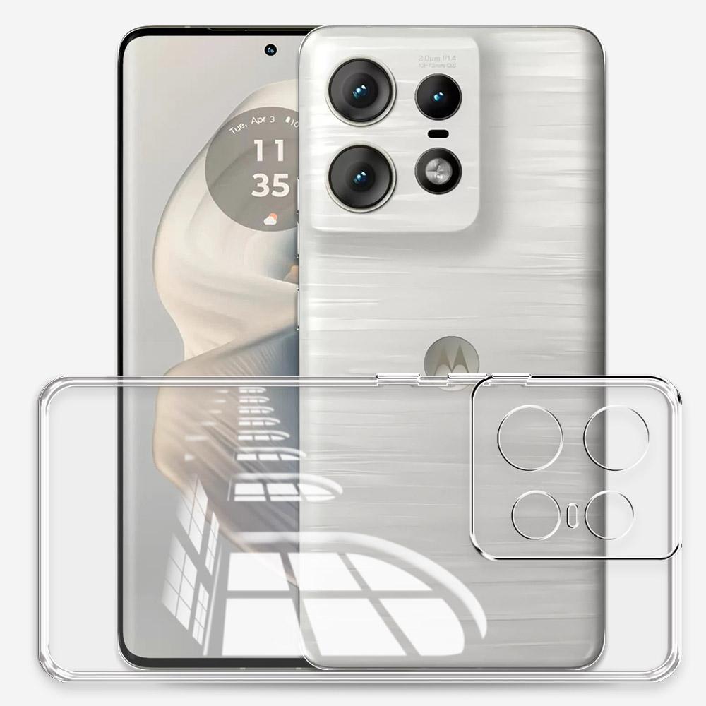 Für Moto Edge 50 Pro Hülle Klar Silikon Weiche Handyhülle Für Moto Edge50Pro Schutzhülle Coque auf Motorola Edge 50 Pro Funda