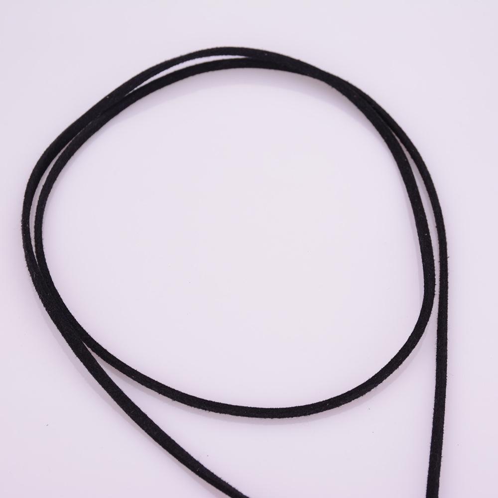 

Модное европейское и американское бархатное серебряное круглое женское ожерелье чёрный