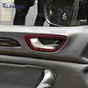 Carbon Fiber Style Interior Door Handle Frame Sticker for Renault Megane 4 2016-2025