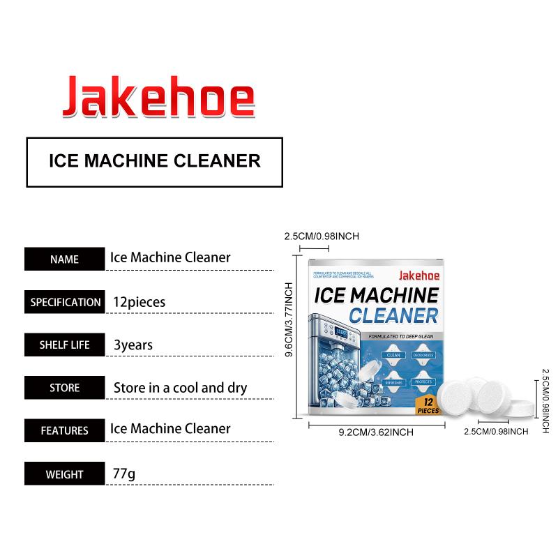 Ice Machine Descaler Tablets Powerful Deep Cleaning Odor Removal for Household Business Scenarios