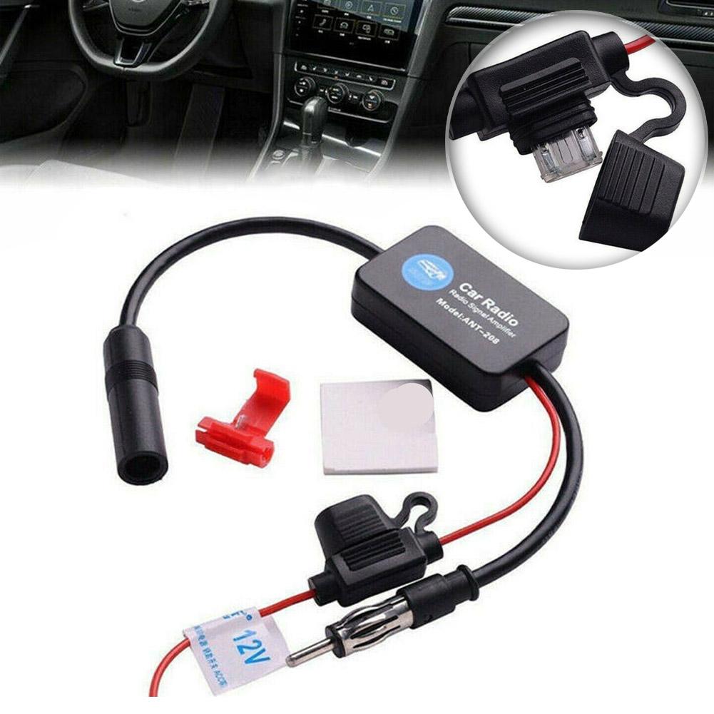 12v Car Radio Antenna Fm/am Radio Signal Amplifier Booster Car Antenna Aerials 80-108mhz For Marine Boat Auto Z0i3
