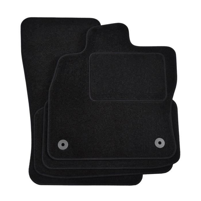 Tapis de sol - Seat - Leon 4 - Velours noir - 4 pièces - Ajustement précis