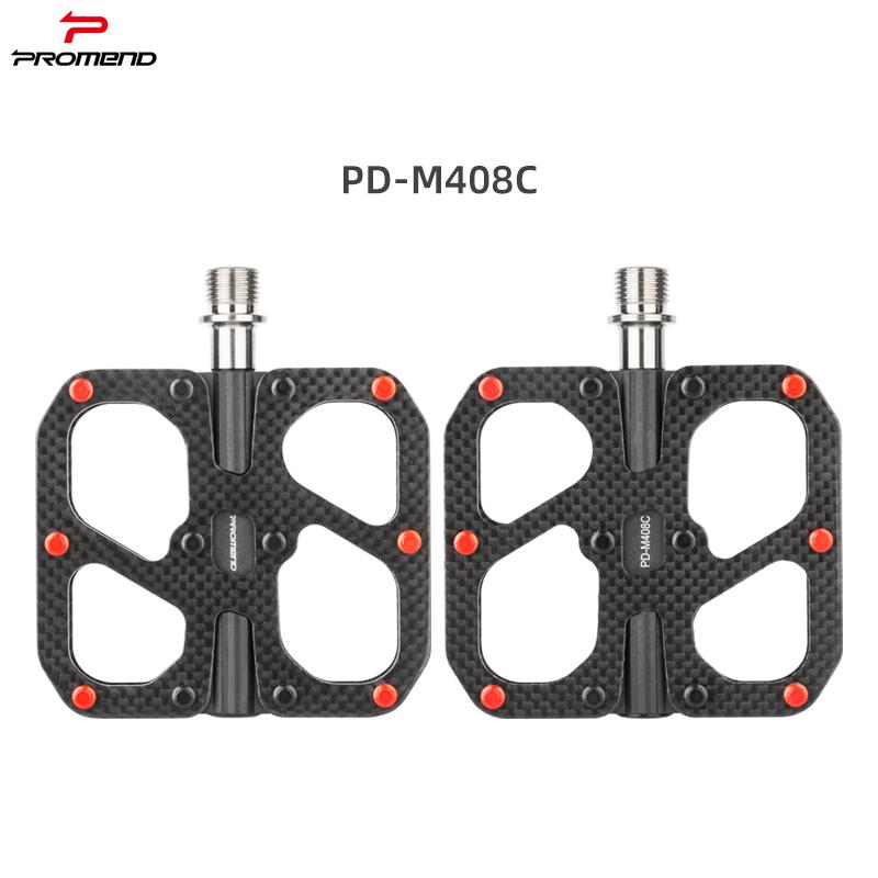 2026T800 Carton fiber Titanium Spindle Bike Pedal beautiful 3Sealed Bearing Bike Pedal Durable UltraLight208 Road MTB Bike Pedal Pedal