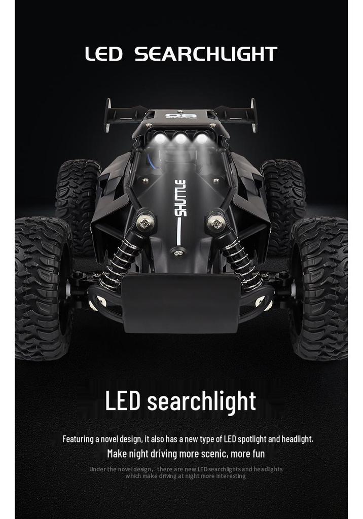 1:16 Alloy Remote Control High-Speed Climbing Car - 2.4G Anti-Interference, Big Foot Toy for Boys