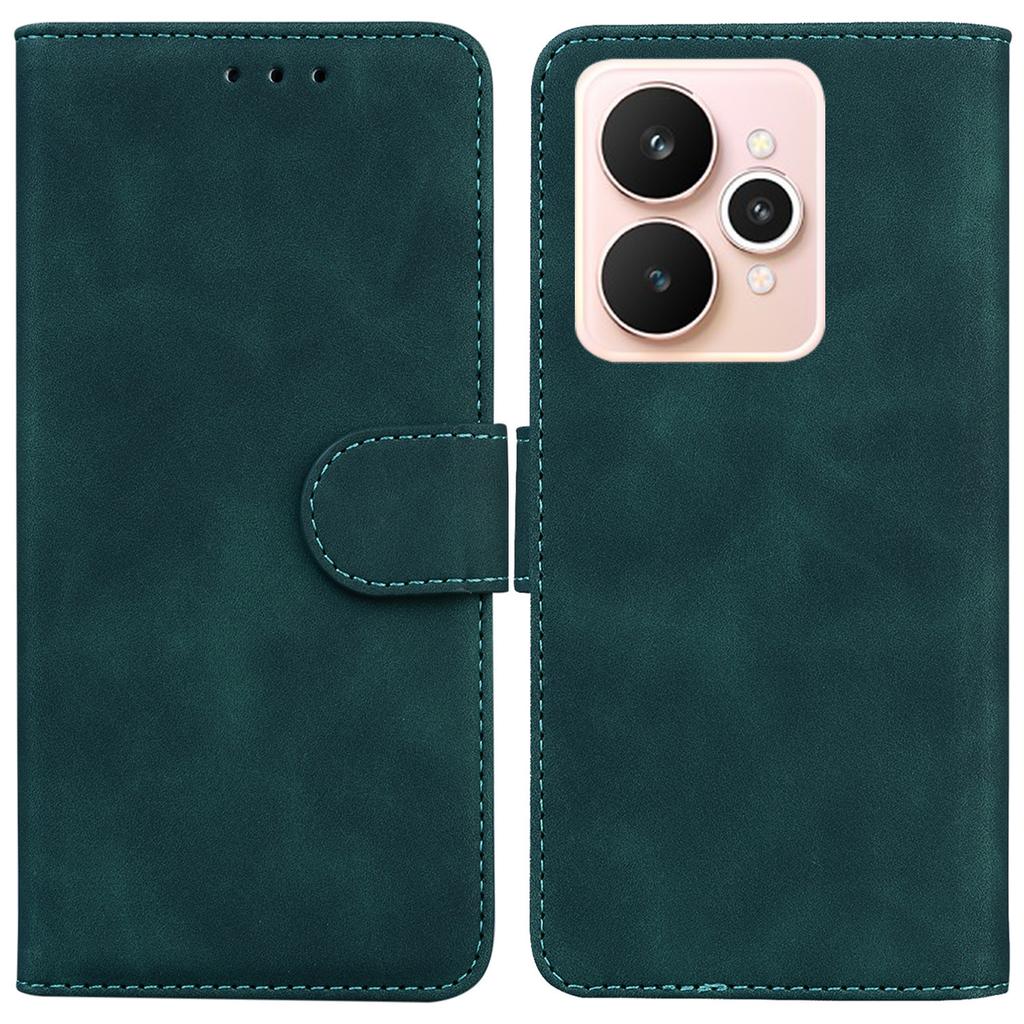 For Realme 15 Pro 5G/15 5G Case Solid Color Leather Wallet Phone Cover
