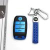 Leather Tpu Keyless Protector Auto Car Key Shell Fob Cover For Kia Niro Optima Rio Sorento Soul Sportage Forte Koup Keychain