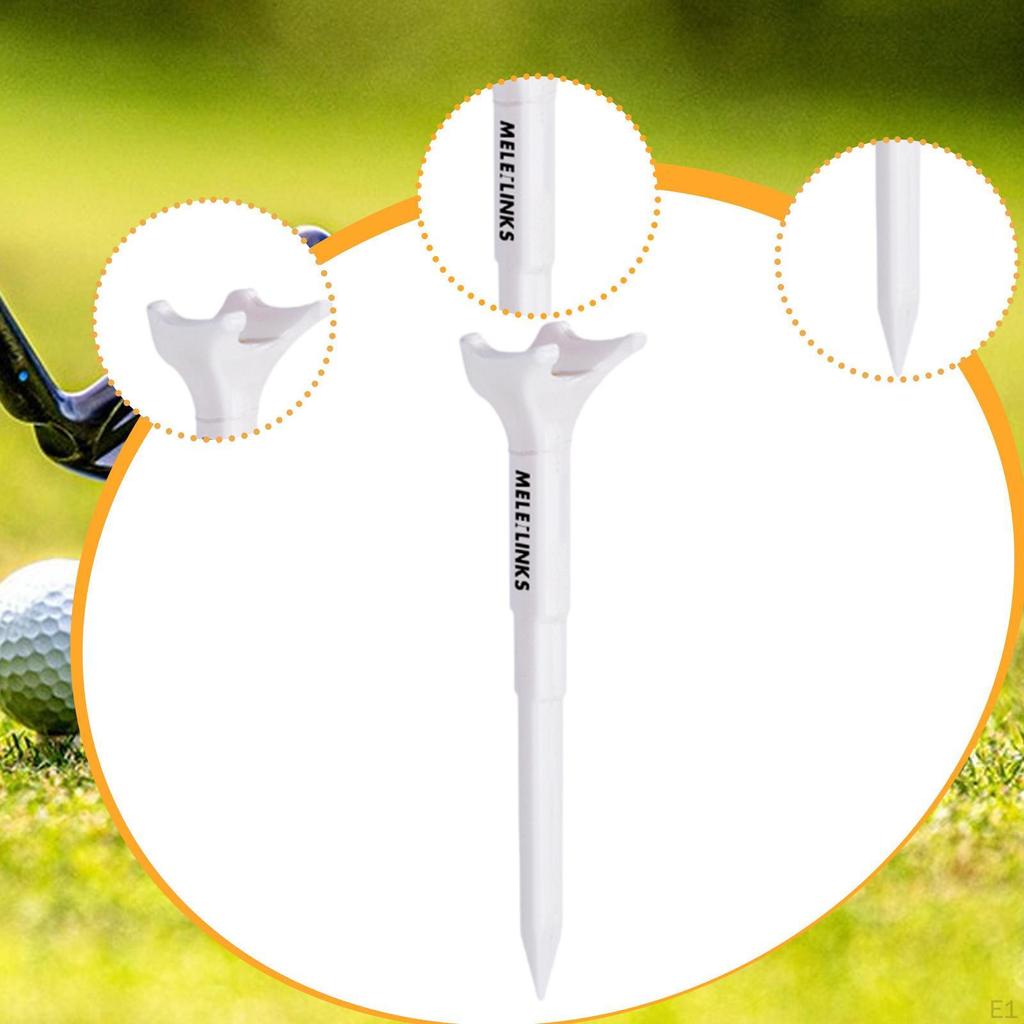 5x Golf Tees 5 Degree Ball Holder Increase Distance Stable Golfing Accessory Practicing for Outdoor