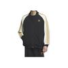 adidas Originals Patchwork Design Collared Long Sleeve Jacket Men Jacket Black IX4240
