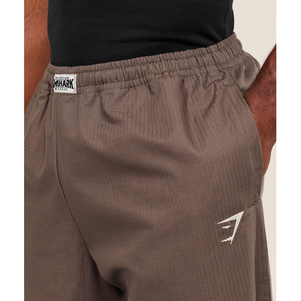 Gymshark Pantalones de Bombero Marrón Suave A6a3r Nbzv