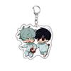 Anime Keychain Novelty Accessory Acrylic Double Sided Keychain Ingenious Pendant New Stock Acrylic Double Sided Keychain