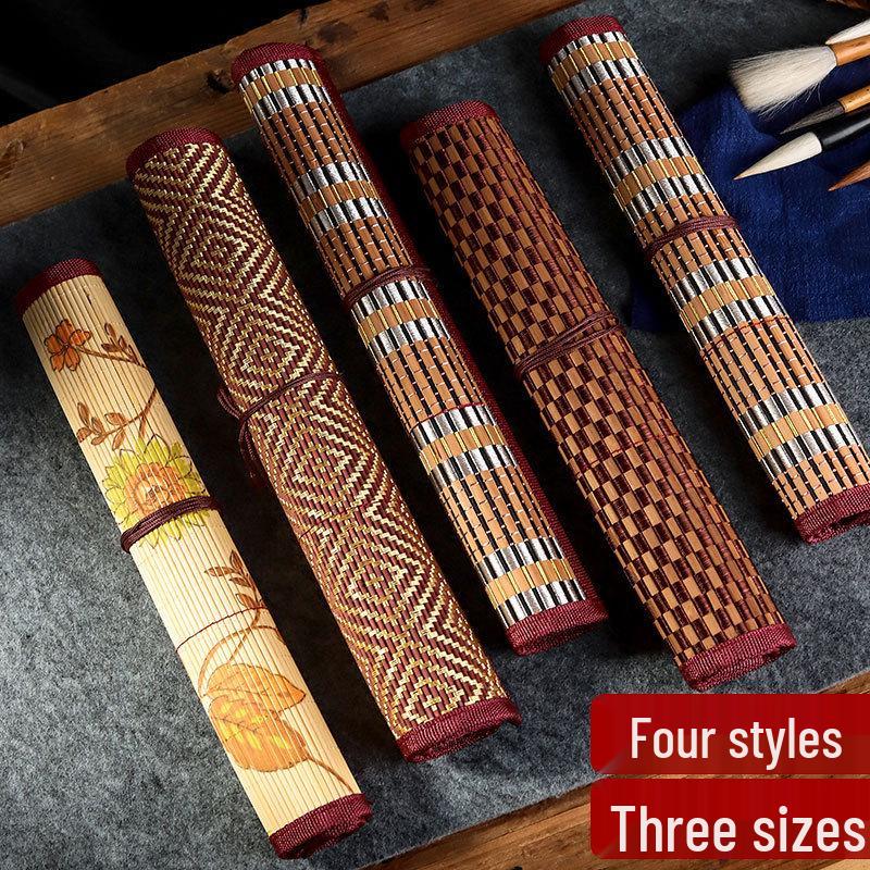 Ancient Style Bamboo Brush Pouch: Large Capacity, Multi-Specifications