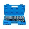 15Pcs Hollow Punch Set Heavy Duty Round Leather Hole Punching Tool for Belt