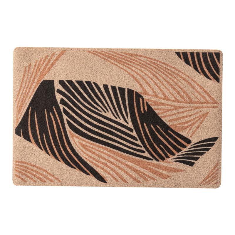 American retro high-end home floor mat, door blanket, porch foot pad, silk ring, dirt-resistant, washable and cutting carpet