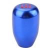 Pomello Leva Cambio Manuale a 5 Marce per Auto Leva Cambio Bastone con 3 Adattatori 8/10/12mm (blu)