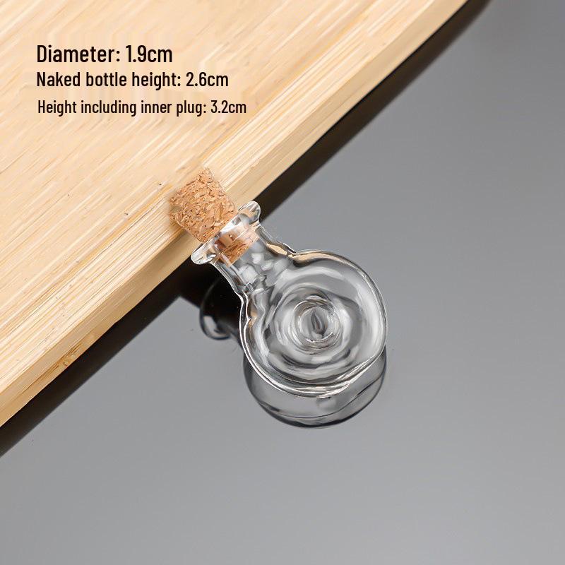 Golden Stars DIY Wishing Bottle - Mini Drift Glass Bottle with Cork Seal
