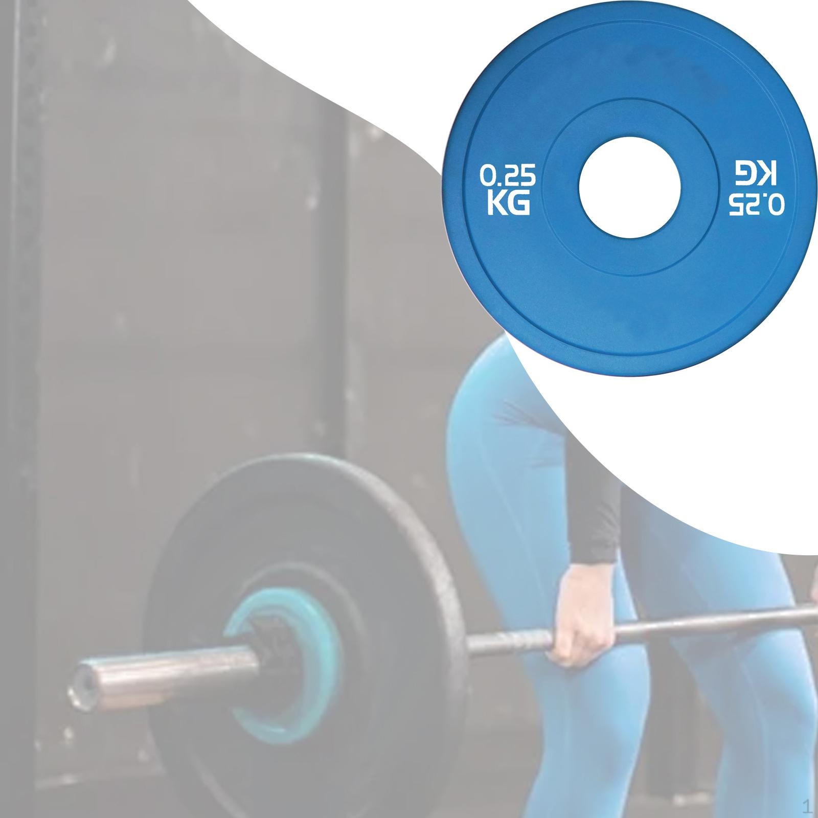 

Фракционные диски для штанги Микронагрузка Компактные тренировочные веса Диск для малых изменений для веса Blue 0.25kg