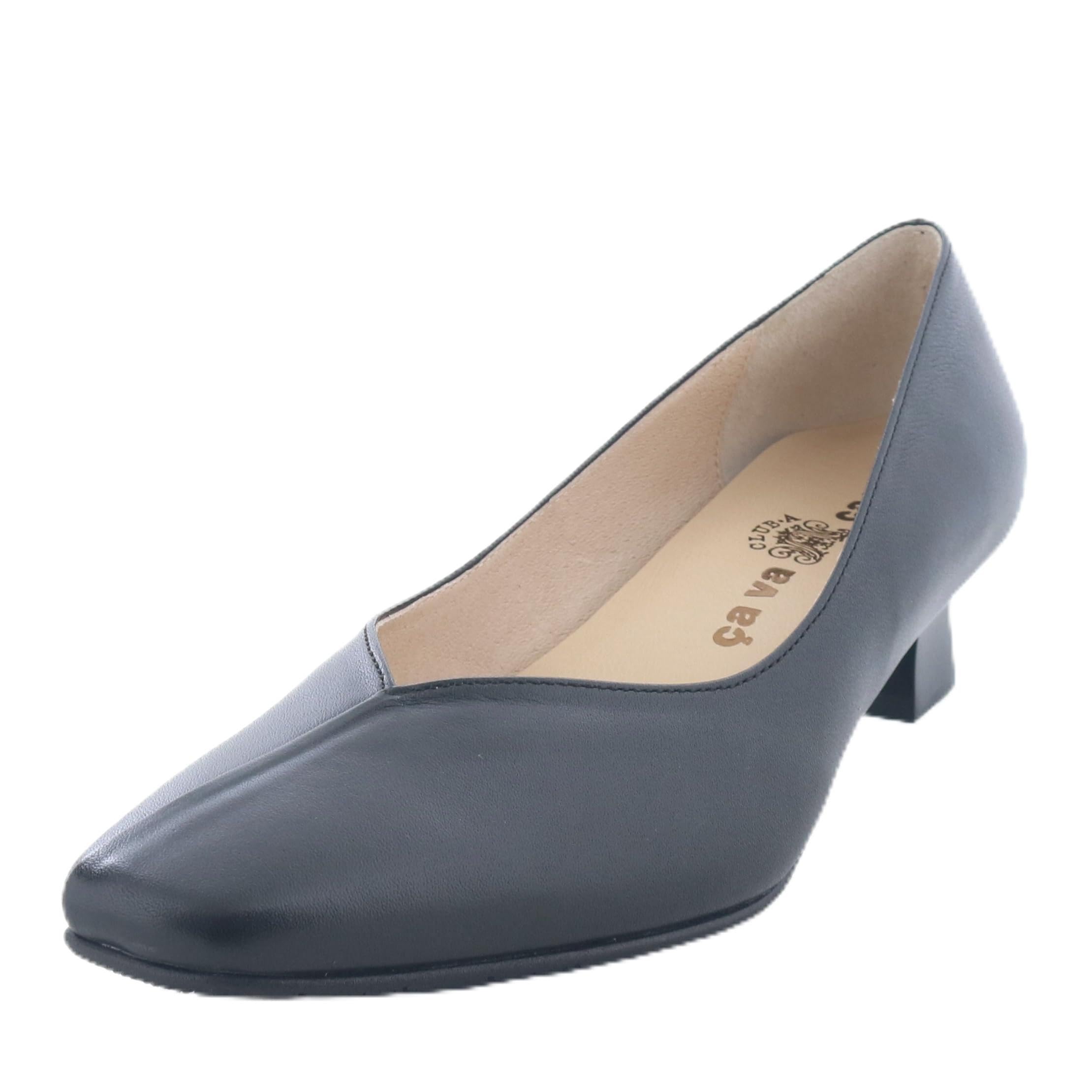 

Ashinaga Ojisan Long square plain pumps 3720575 Cava Cava (Daddy Legs) [cava cava] Water-repellent /cava cava/ чорний