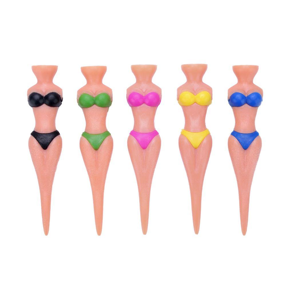 Outdoor Sexy Attractive Lady Model Bikini Golf Tees Clubs Tee Golf  Accessories Golf Training