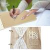 Gifts for Guests Party Supplies Guest Book Wedding Signs Wedding Decoration Signature Guest Books