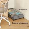 Large Capacity Underbed Storage Box Bed Bottom Shelf with Wheels Quilts Clothing Shoes Storage Multifunctional Storage Box