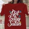 Not Today Satan Butterfly Print T Shirt Women Short Sleeve O Neck Loose Tshirt Summer Women Tee Shirt Tops Camisetas Mujer