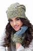 Lidia Women' Set Hat with Snood, Mustard Color
